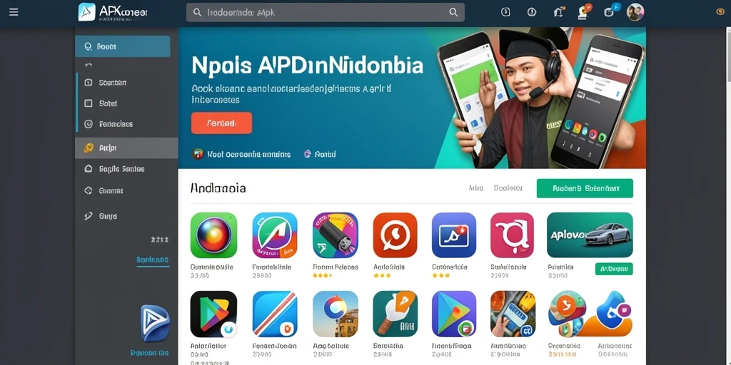 Tampilan awal game yang menarik dan intuitif.