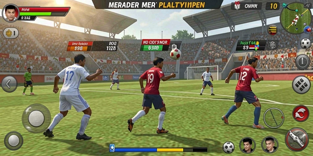 Tangkapan layar menunjukkan grafis menakjubkan dari game 9ET.