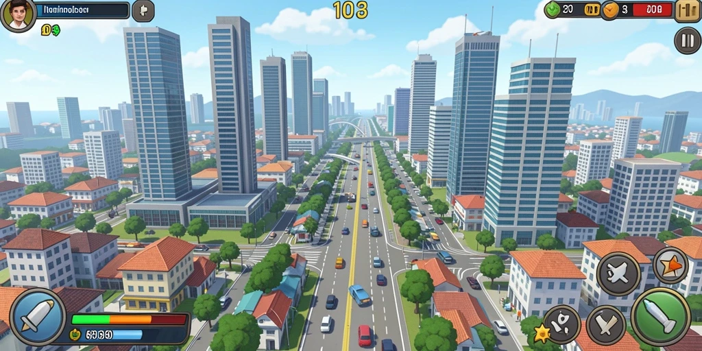 Tangkapan layar dari gameplay yang mendebarkan.
