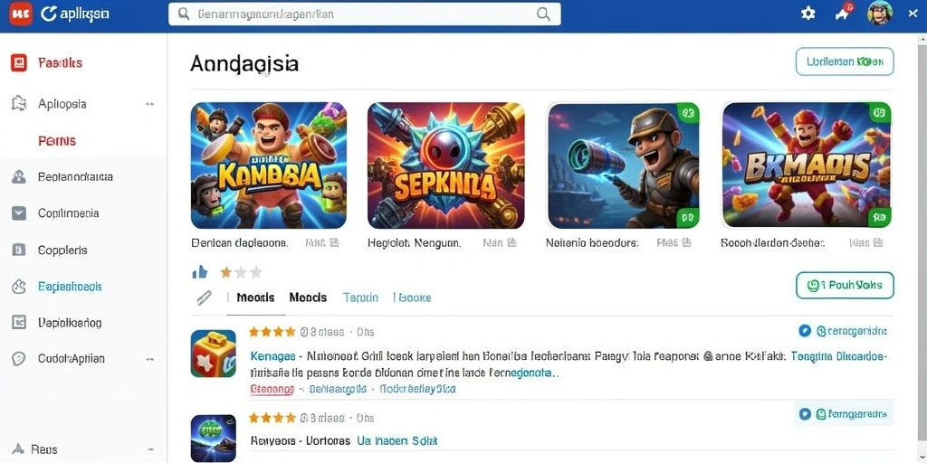 Screenshot menampilkan grafis yang memukau dan gameplay menarik.