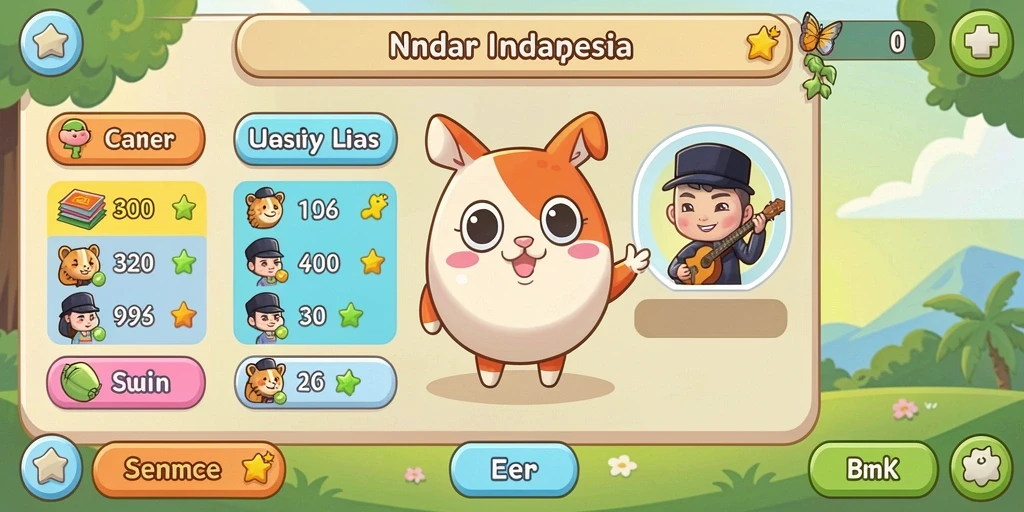 Tampilan grafis yang menawan dan menarik.