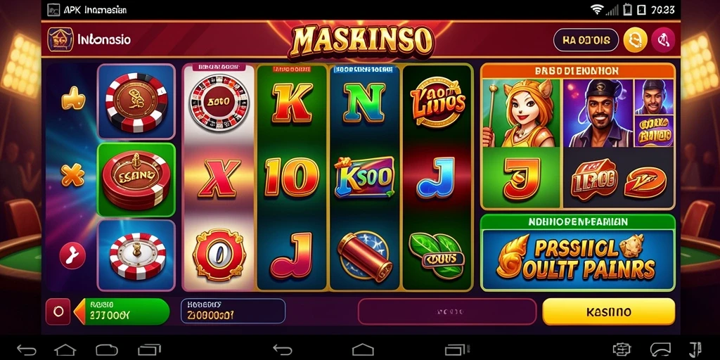 Tampilan awal game MAXSERU yang memukau.