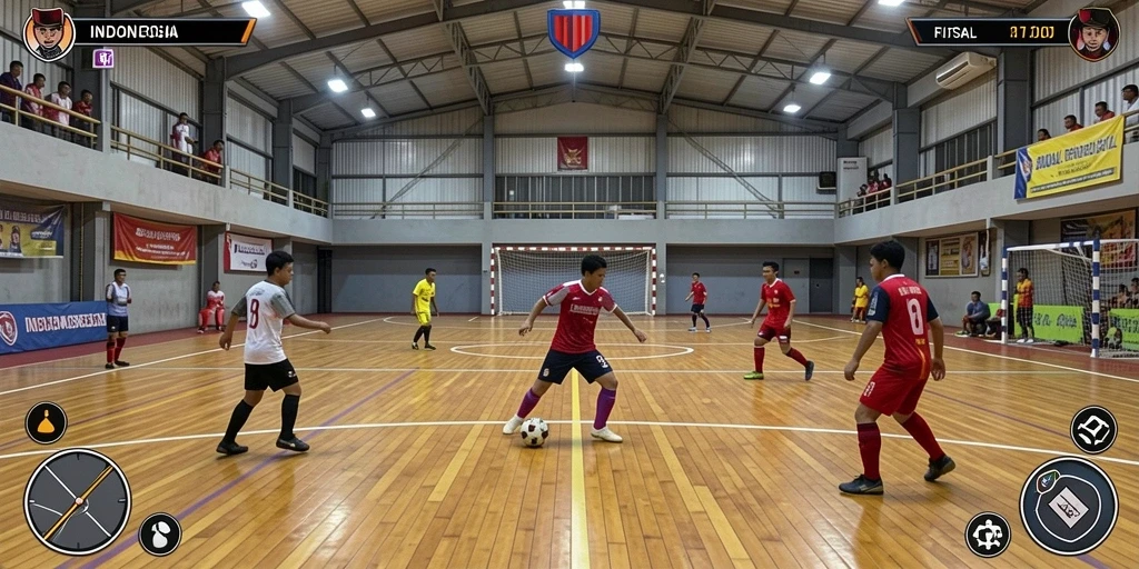 Tampilan awal permainan dengan antarmuka yang menarik.