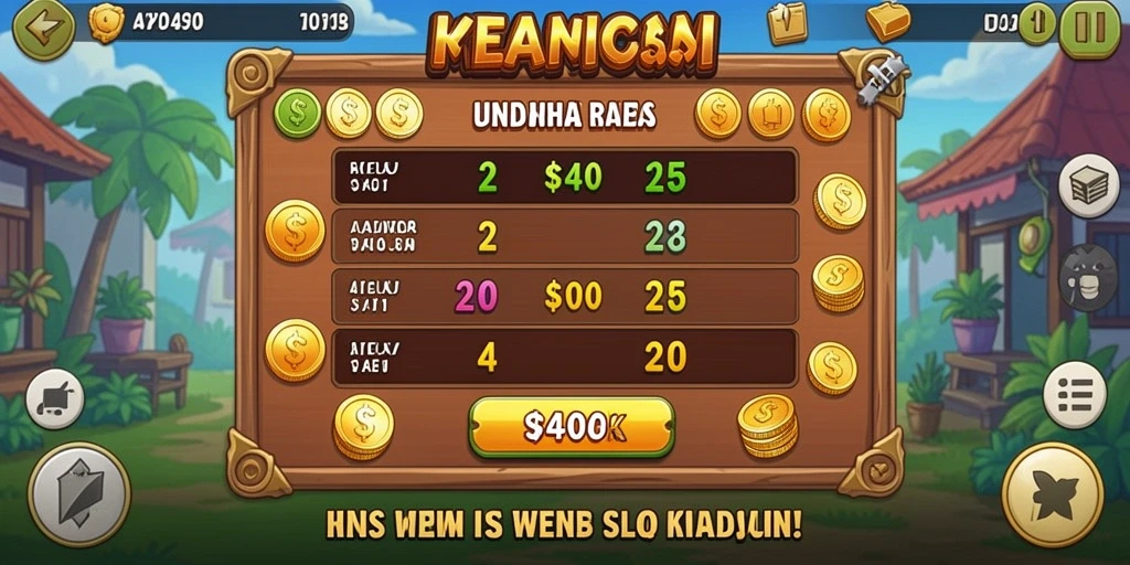 Screenshot dari halaman utama OLLO4D yang menarik.