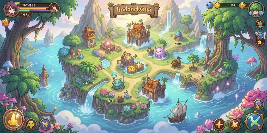 Screenshot pertama menunjukkan tampilan utama aplikasi dengan pilihan slot yang beragam.