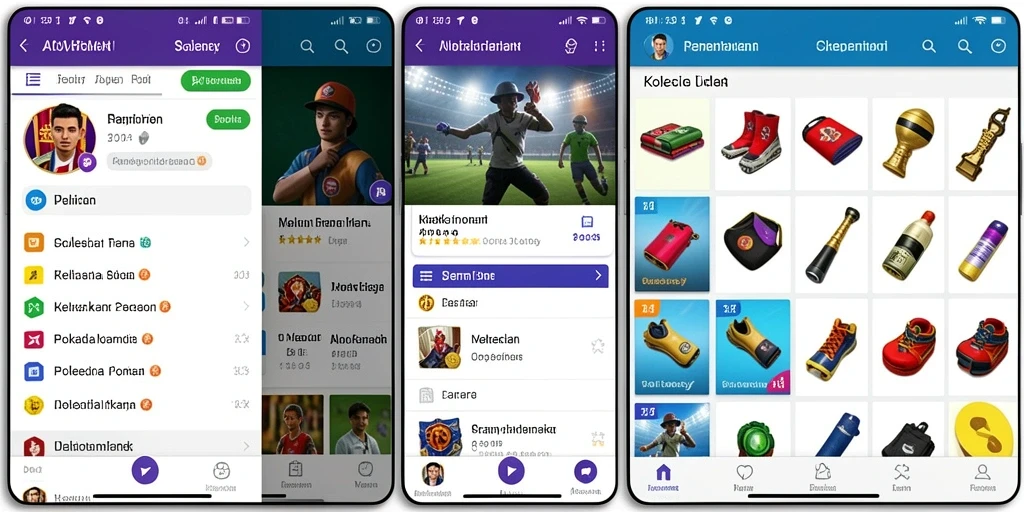 Tampilan awal permainan yang menarik dan penuh warna.