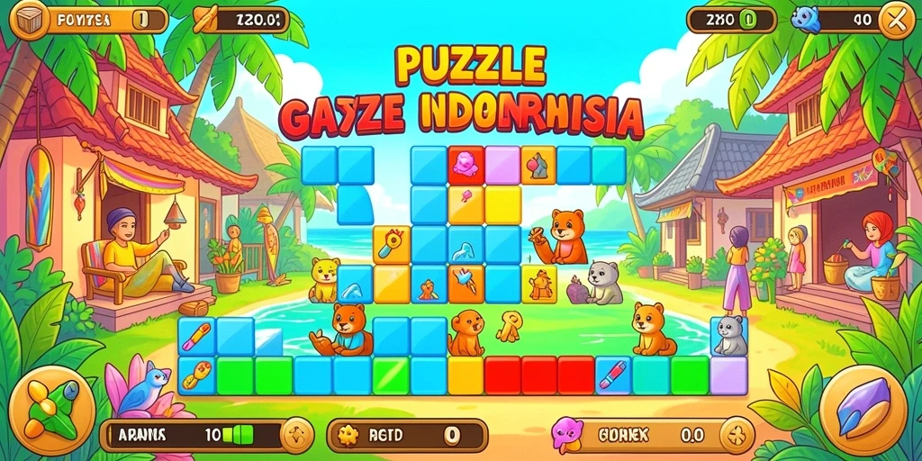 Screenshot menunjukkan berbagai mode permainan yang menarik.