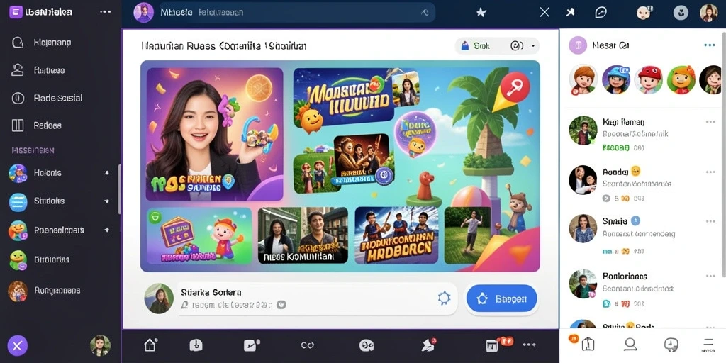 Screenshot menampilkan tampilan antarmuka yang menarik.