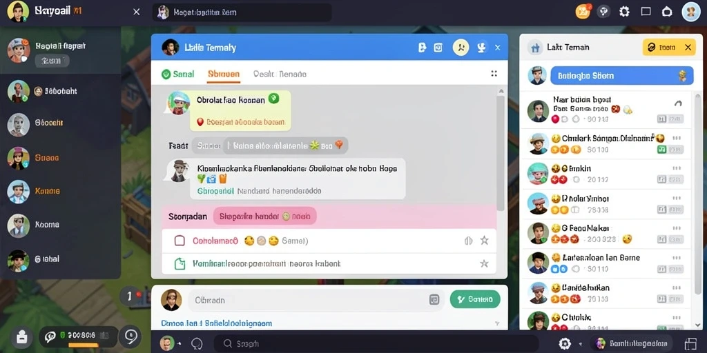 Tampilan awal aplikasi dengan berbagai pilihan permainan.